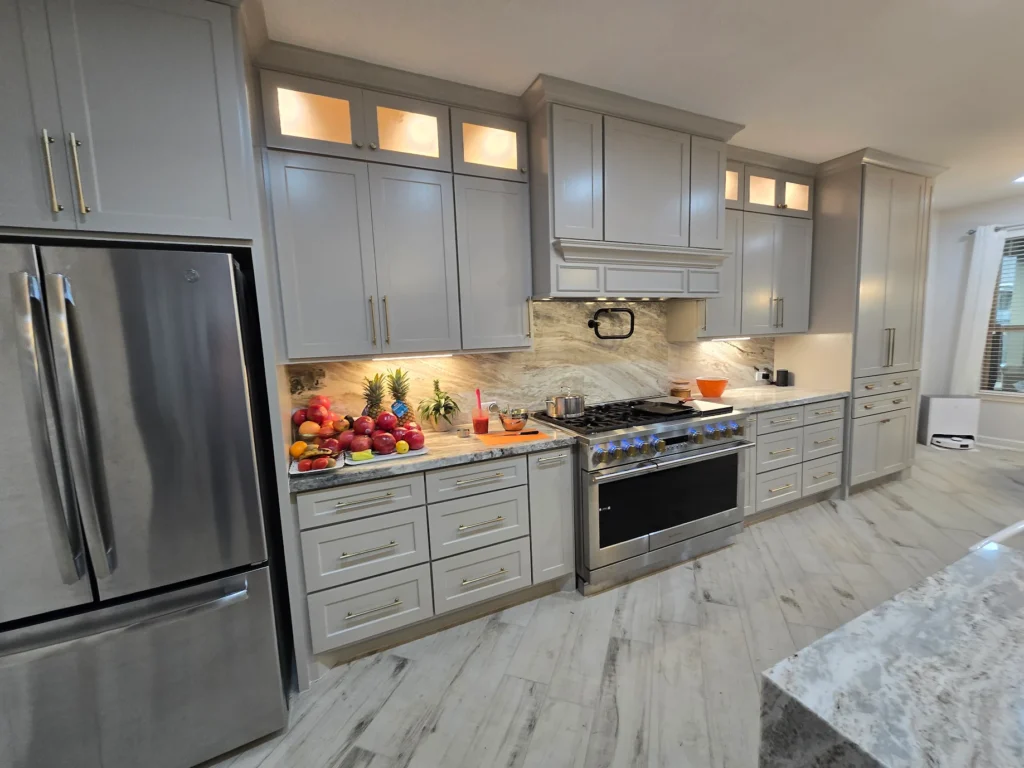 Kitchen after remodeling project in Houston