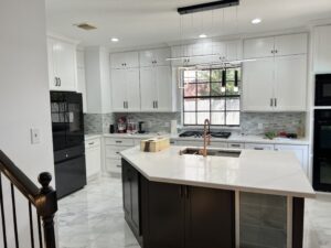 Kitchen remodeling project by ABF Remodeling in the Houston area