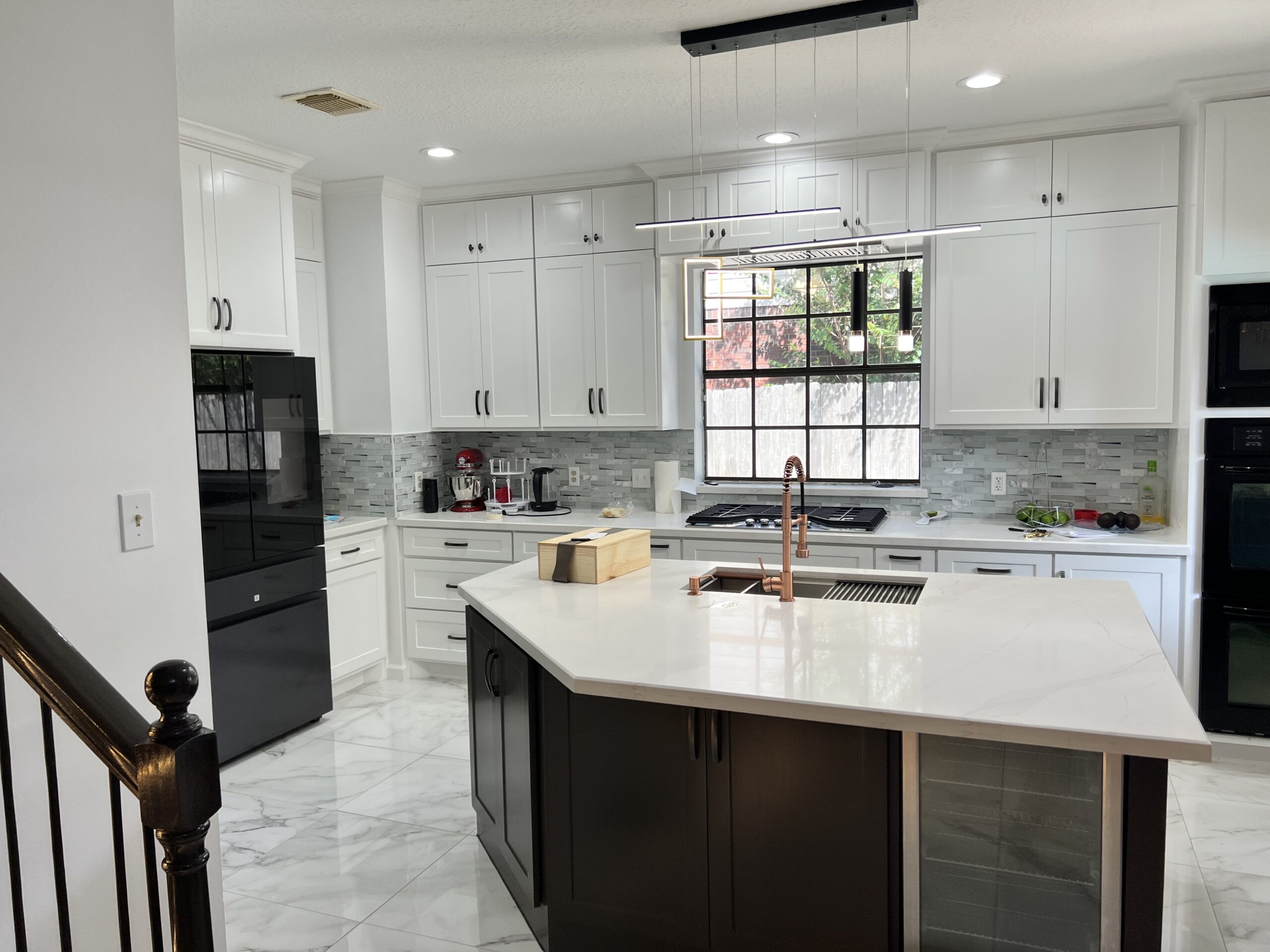 Kitchen remodeling project by ABF Remodeling in the Houston area