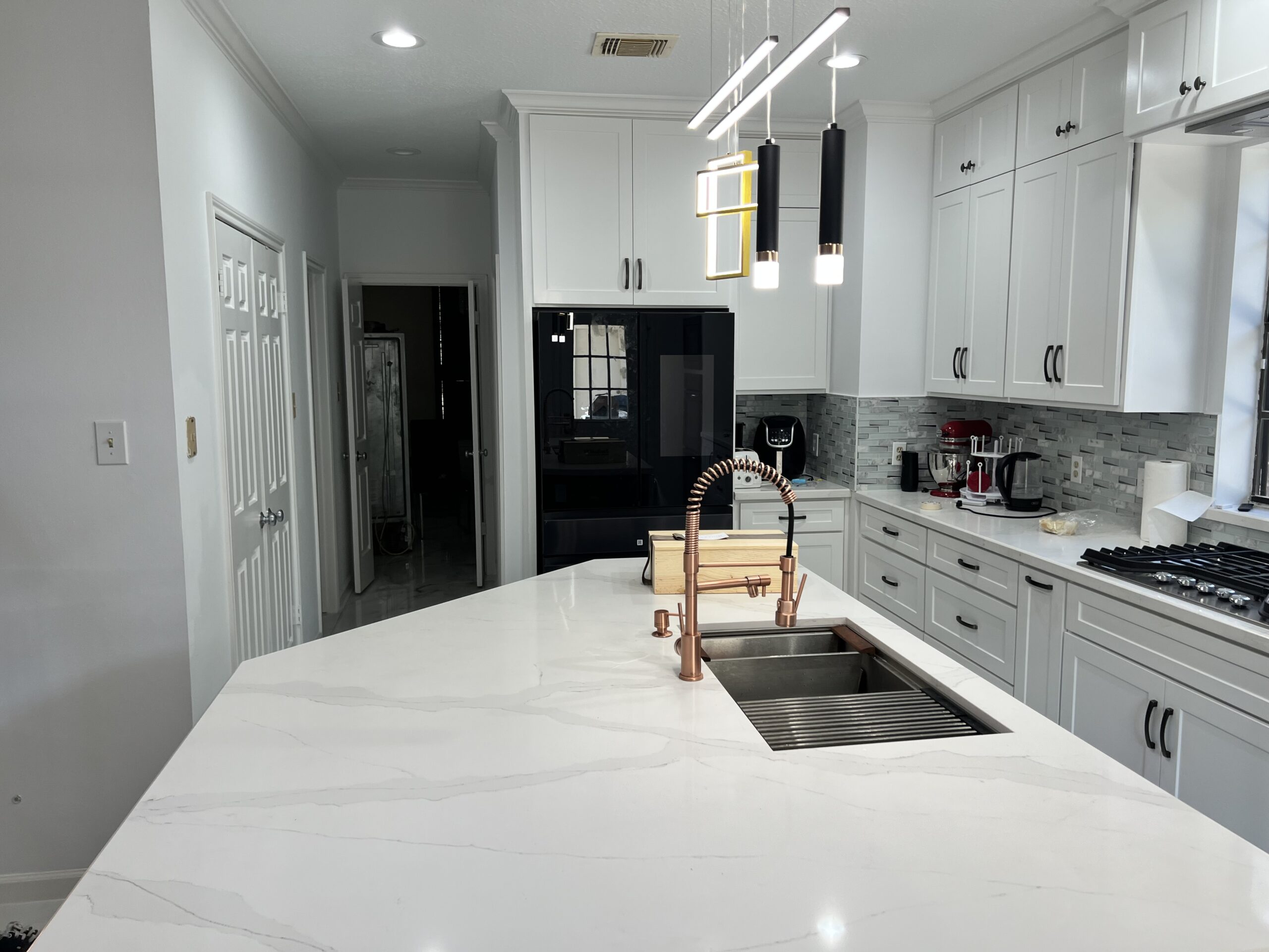 Kitchen remodeling project by ABF Remodeling in the Houston area