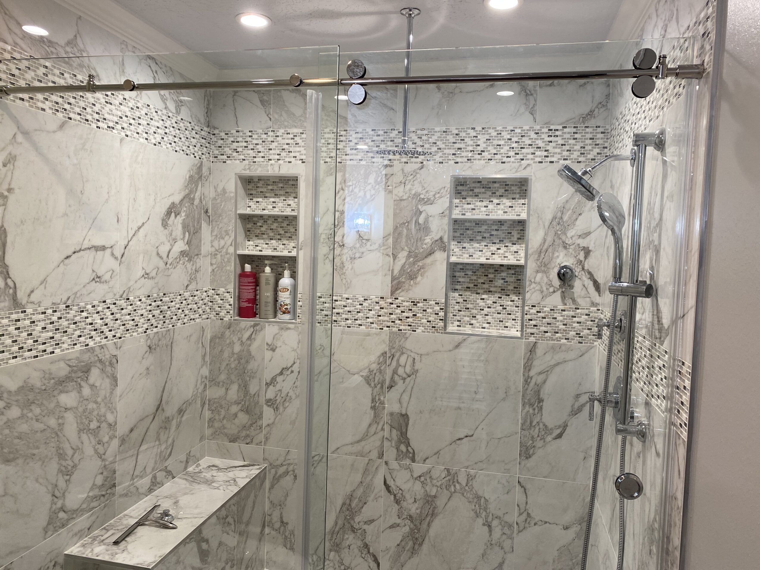 Bathroom remodeling project by ABF Remodeling in the Houston area