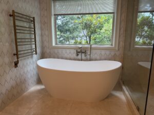 Bathroom remodeling project by ABF Remodeling in the Houston area
