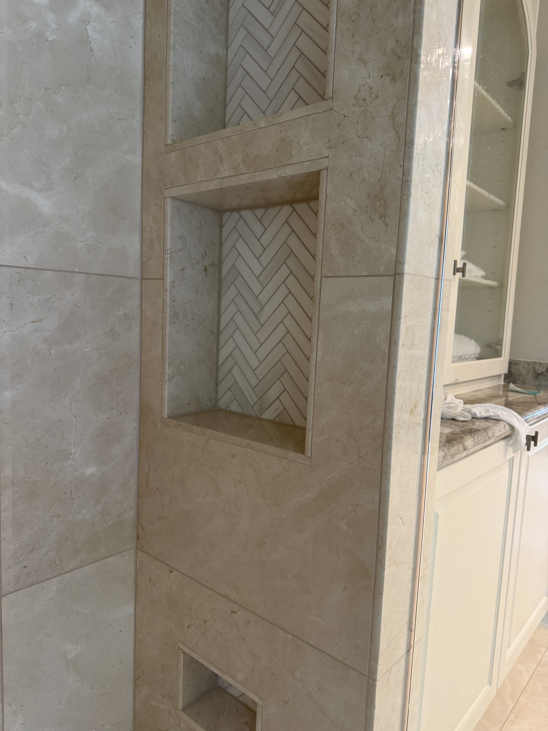 Bathroom remodeling project by ABF Remodeling in the Houston area